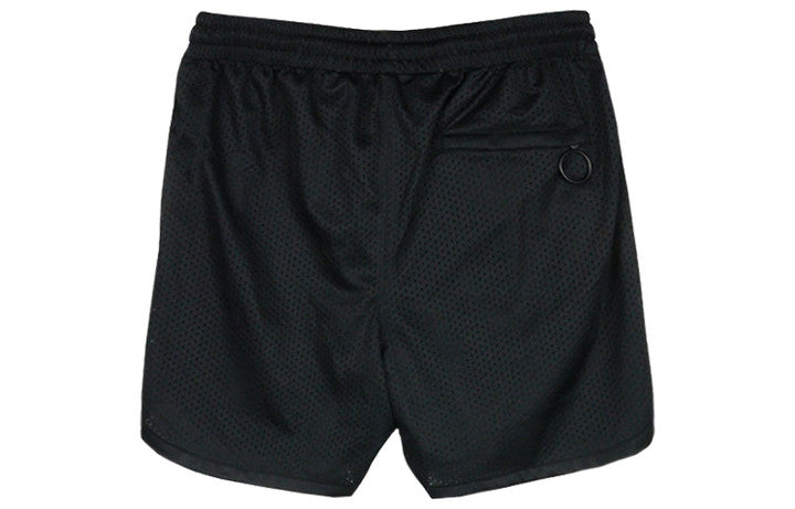 Image of OFF-WHITE Caravaggio Arrow Mesh Track Shorts Black OMCI005S201010041088