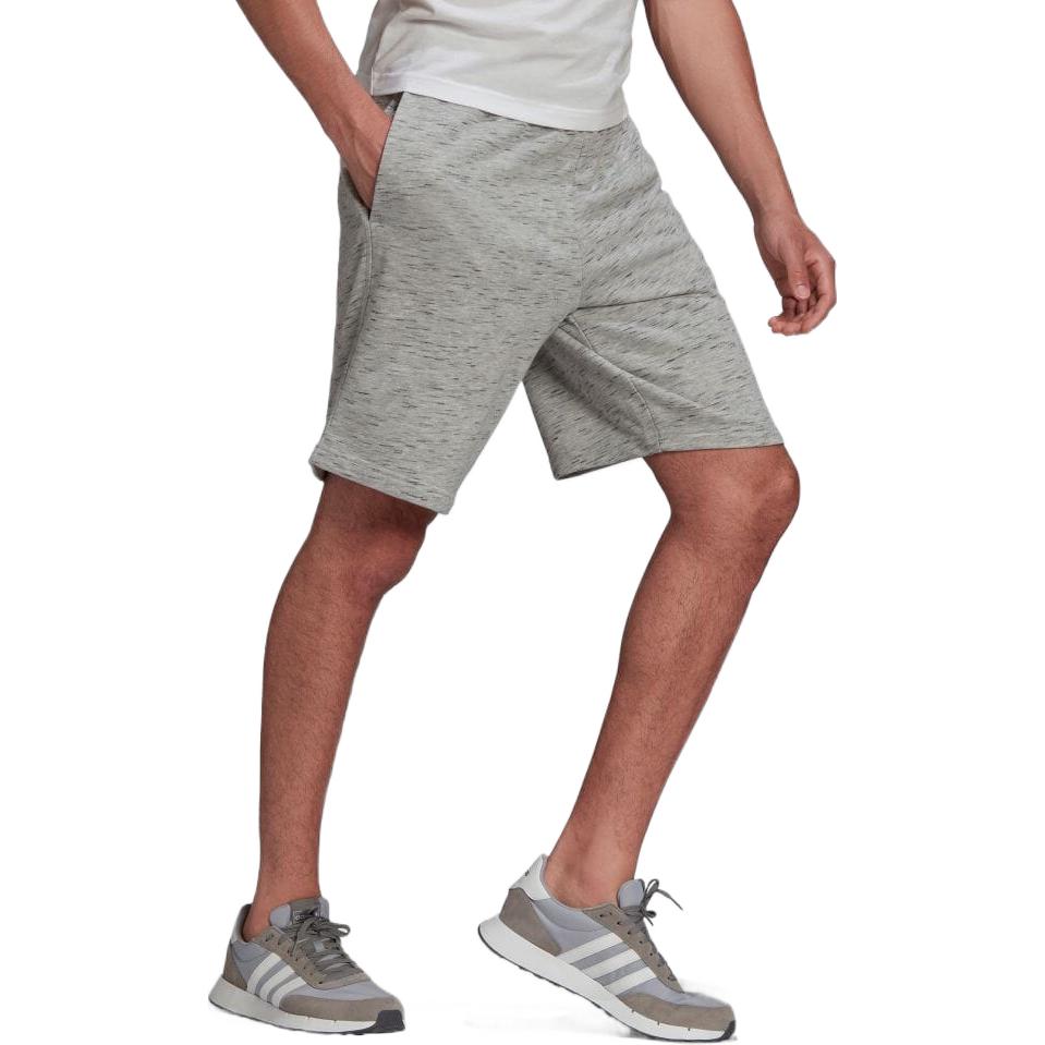 Image of adidas Spot Drawstring Lacing Casual Shorts Japanese Version Men's Grey HE1803