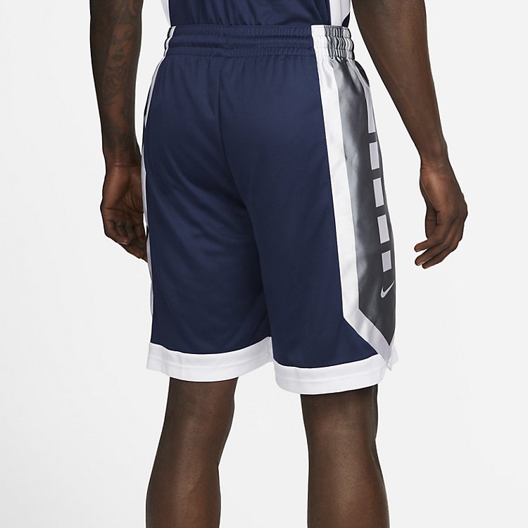Image of Nike Dri-fit Elite Basketball Shorts 'Midnight Navy White' DH7142-411