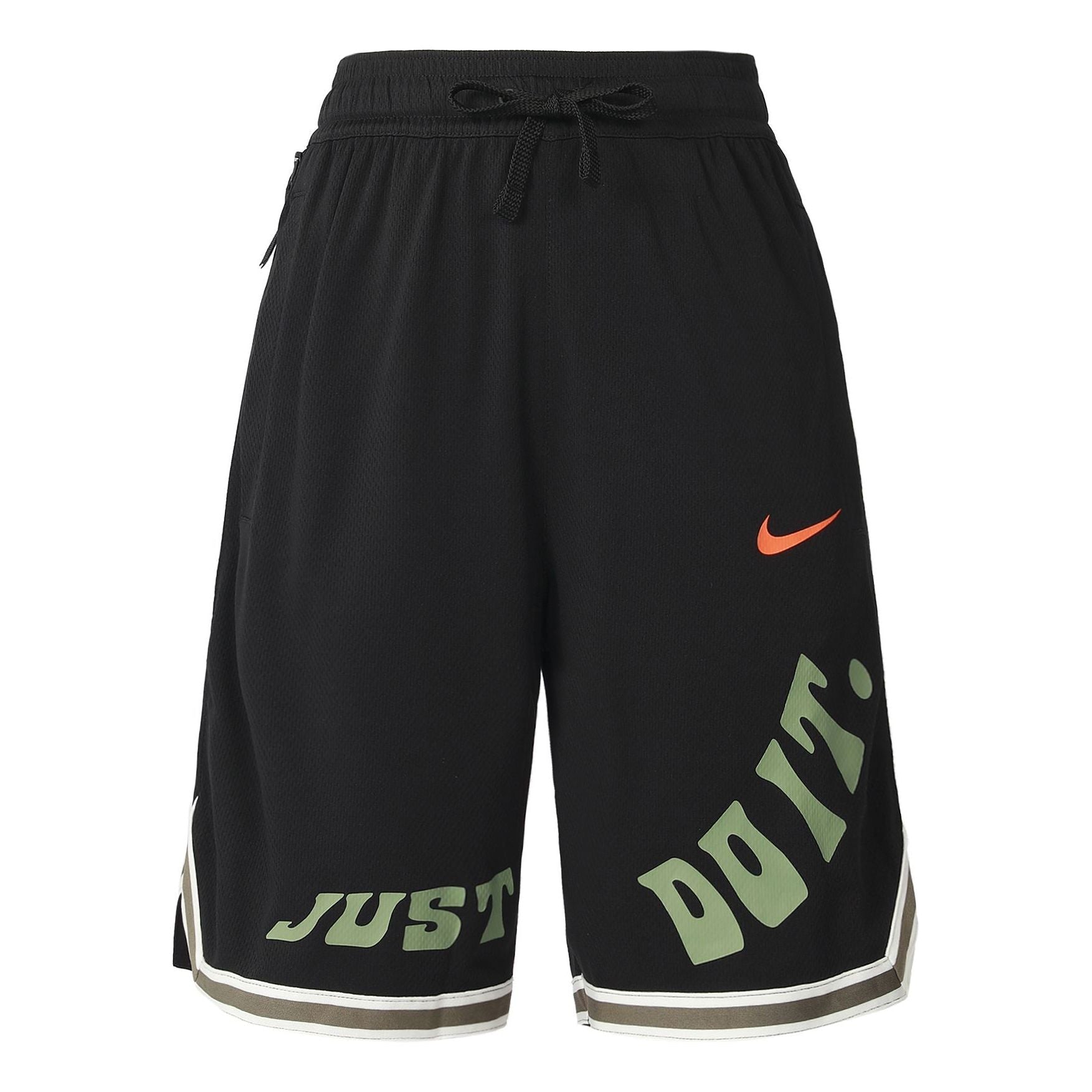 Image of Men's Nike Brand Logo Alphabet Printing Pattern Drawstring Elastic Waistband Bas