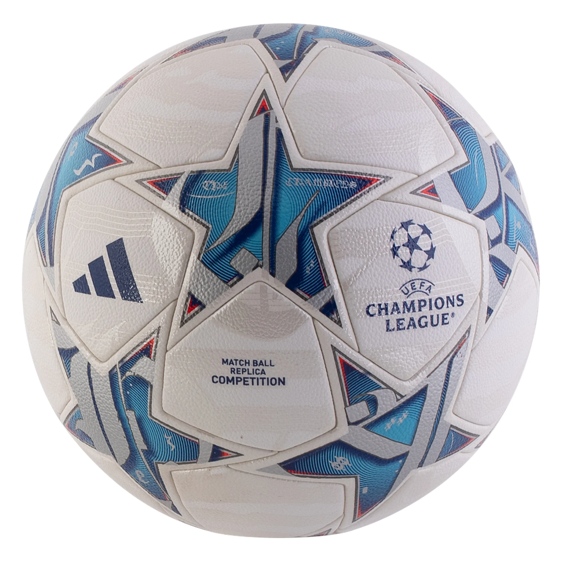 Adidas Champions League Competition Ball 23/24 (White/Silver Metallic)