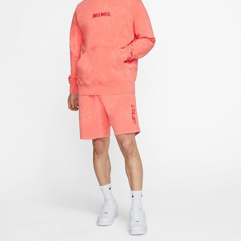 Image of Nike Sportswear Jdi Alphabet Logo Sports Shorts Red CJ4574-814