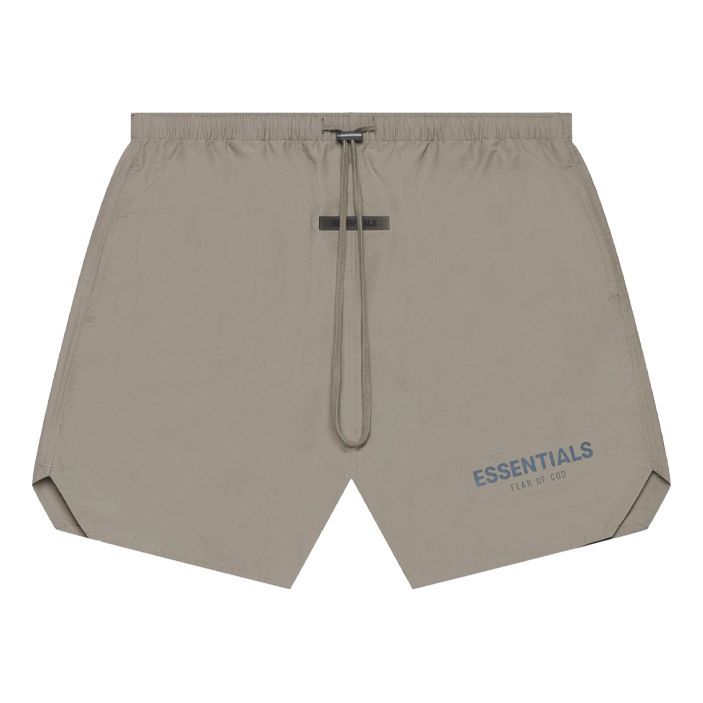 Image of Fear of God Essentials SS21 Volley Shorts Taupe FOG-SS21-651
