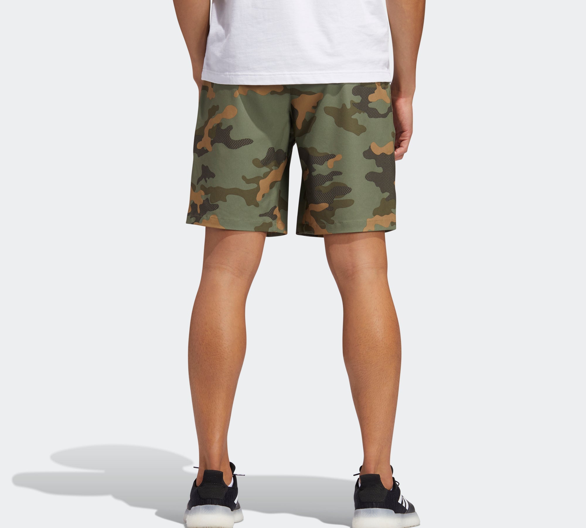 Image of adidas M Short Camo Camouflage Woven Sports Shorts Green FT2805
