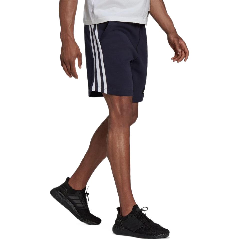 Image of adidas Gerade Shorts mit einfarbigen Seitenstreifen und japanischer Version für Herren, Blau, H4651