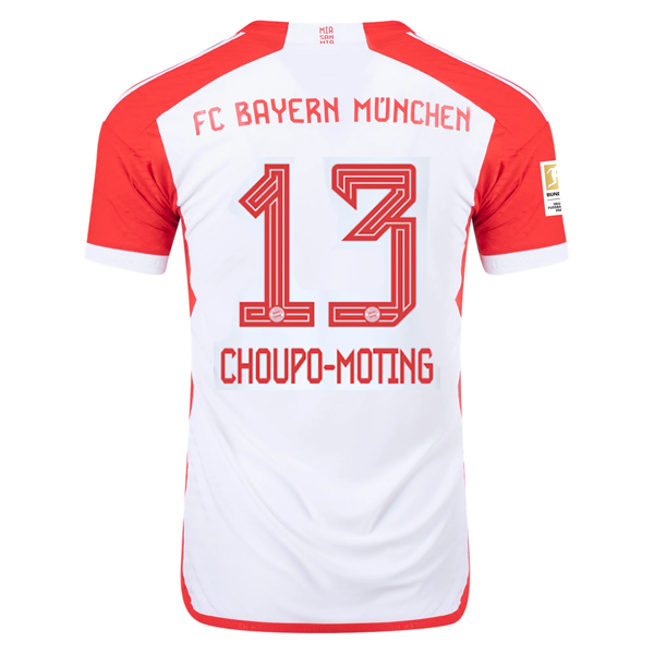 Image of adidas Bayern Munich Authentic Eric Maxim Choupo-Moting Home Jersey w/ Bundeslig