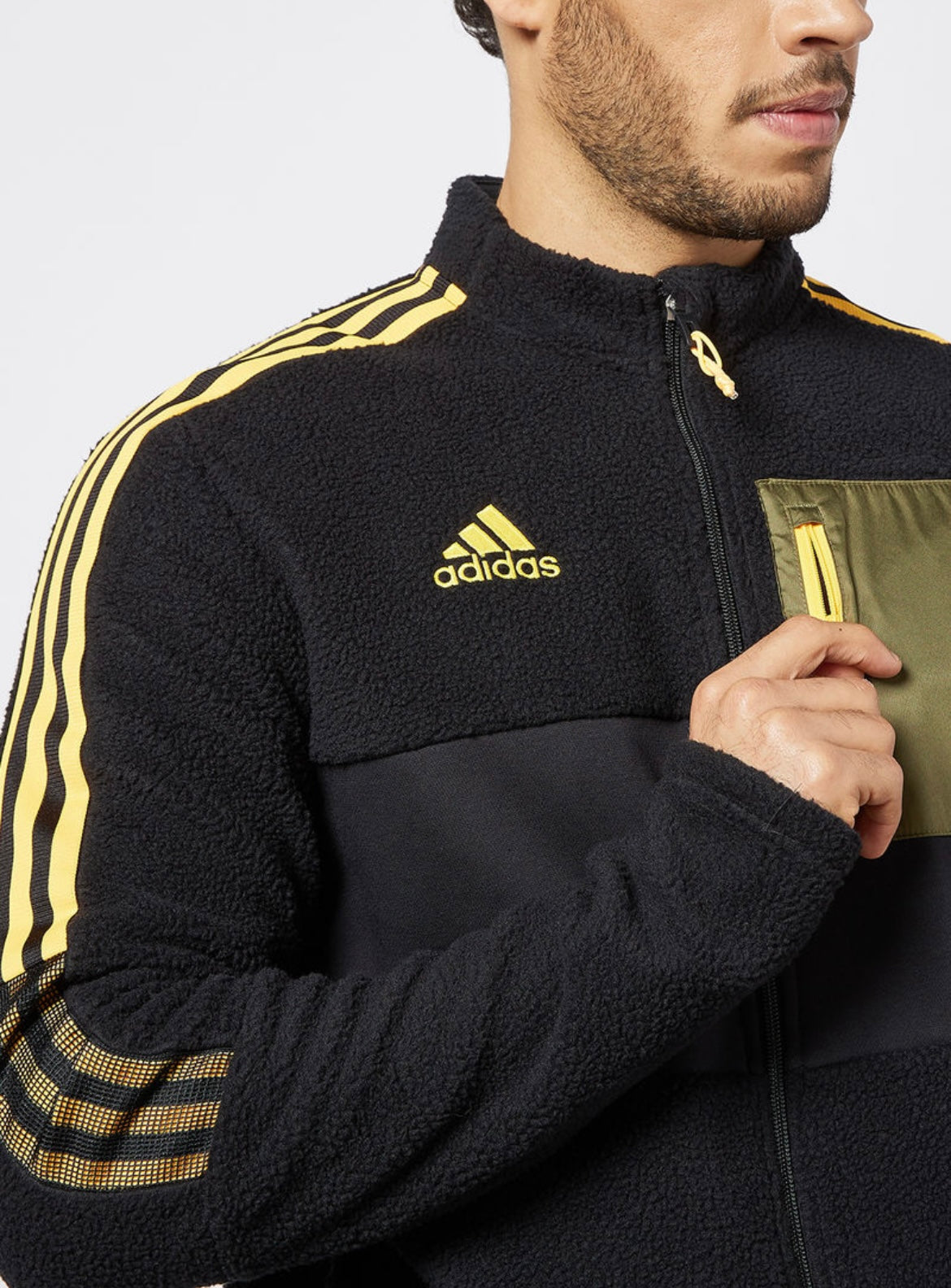 Adidas Winterzired Sherpa Football Track Jacket