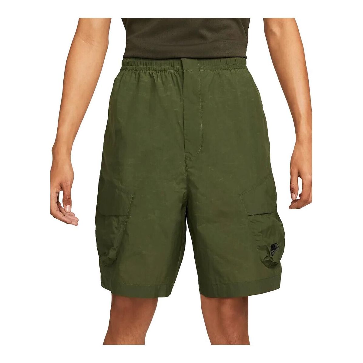 Image of Nike Sportswear Tech Essentials Woven Unlined Utility Shorts 'Rough Green' DM648
