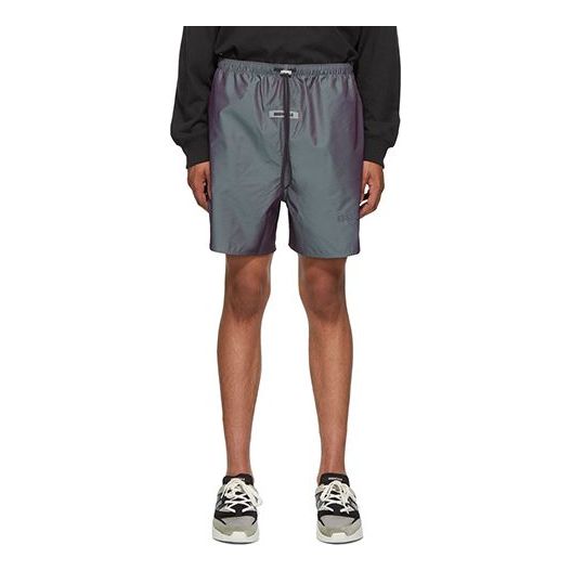 Image of Fear of God Essentials SS20 Nylon Running Shorts Iridescent FOG-SS20-777