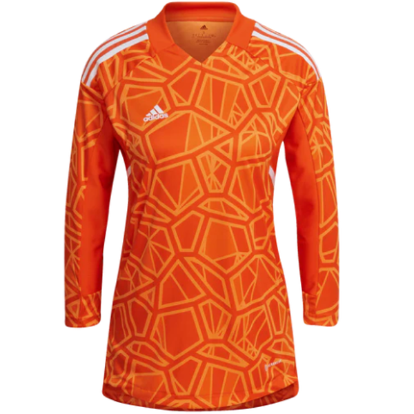 adidas Womens Condivo 22 Long Sleeve Goalkeeper Jersey (Orange)