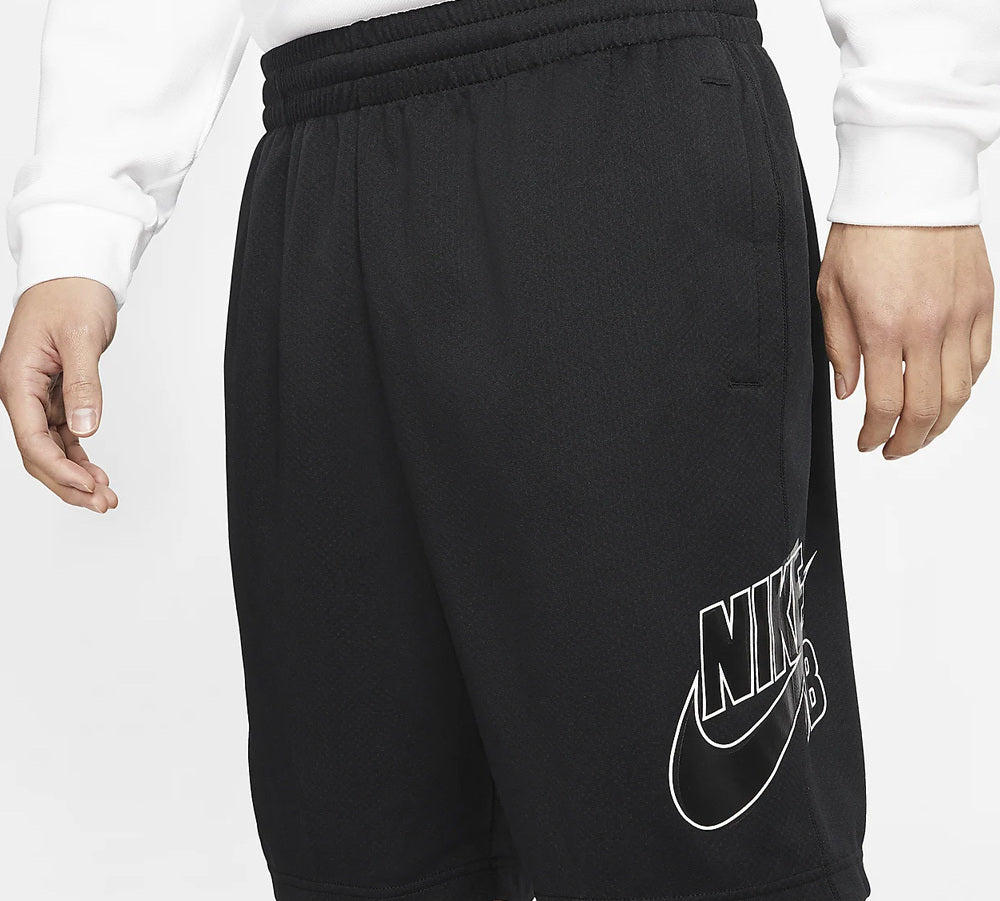 Image of Nike SB Sunday Printing Skateboard Quick Dry Shorts Black CI5853-010