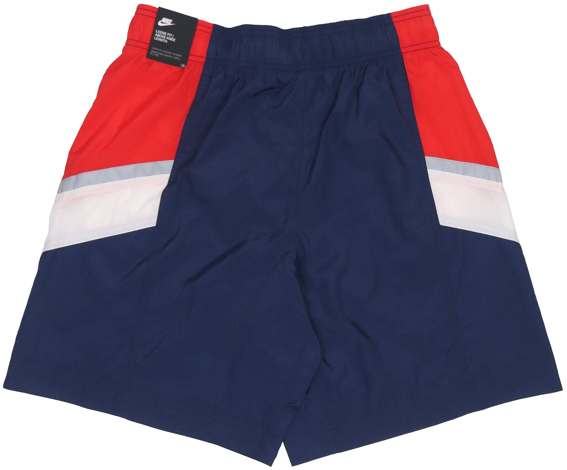 حذاء Nike Sportswear Heritage Windrunner باللون الأحمر الداكن والأبيض CU4437-410