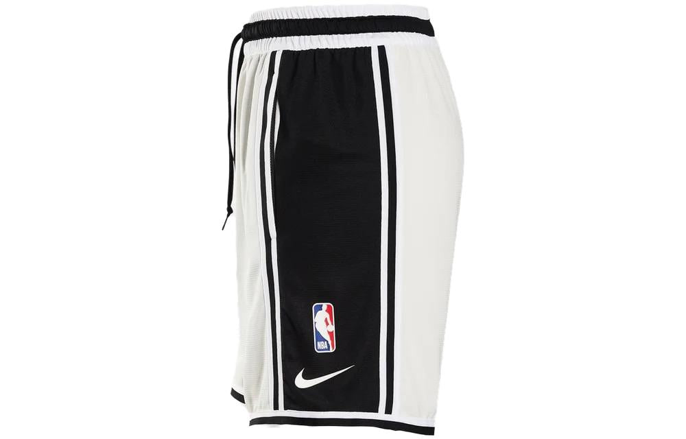 Image of Nike NBA LA Lakers Logo Basketball Shorts 'White Black' DR2077-030