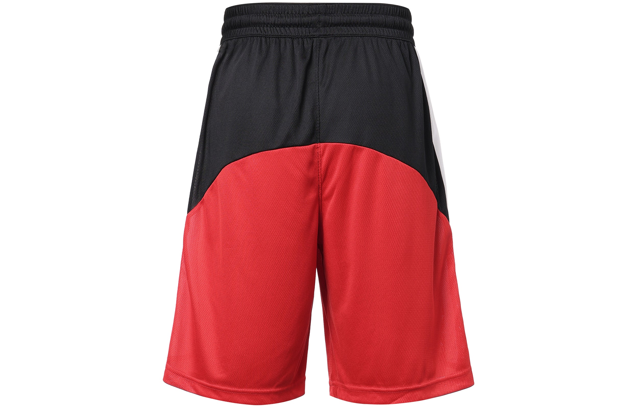 Image of Men's Nike Colorblock Logo Straight Shorts Black Red DQ5827-011