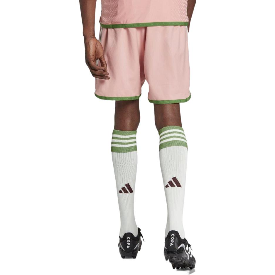 adidas Elastic Waistband Soccer/Football Shorts Men's Pink HS5799