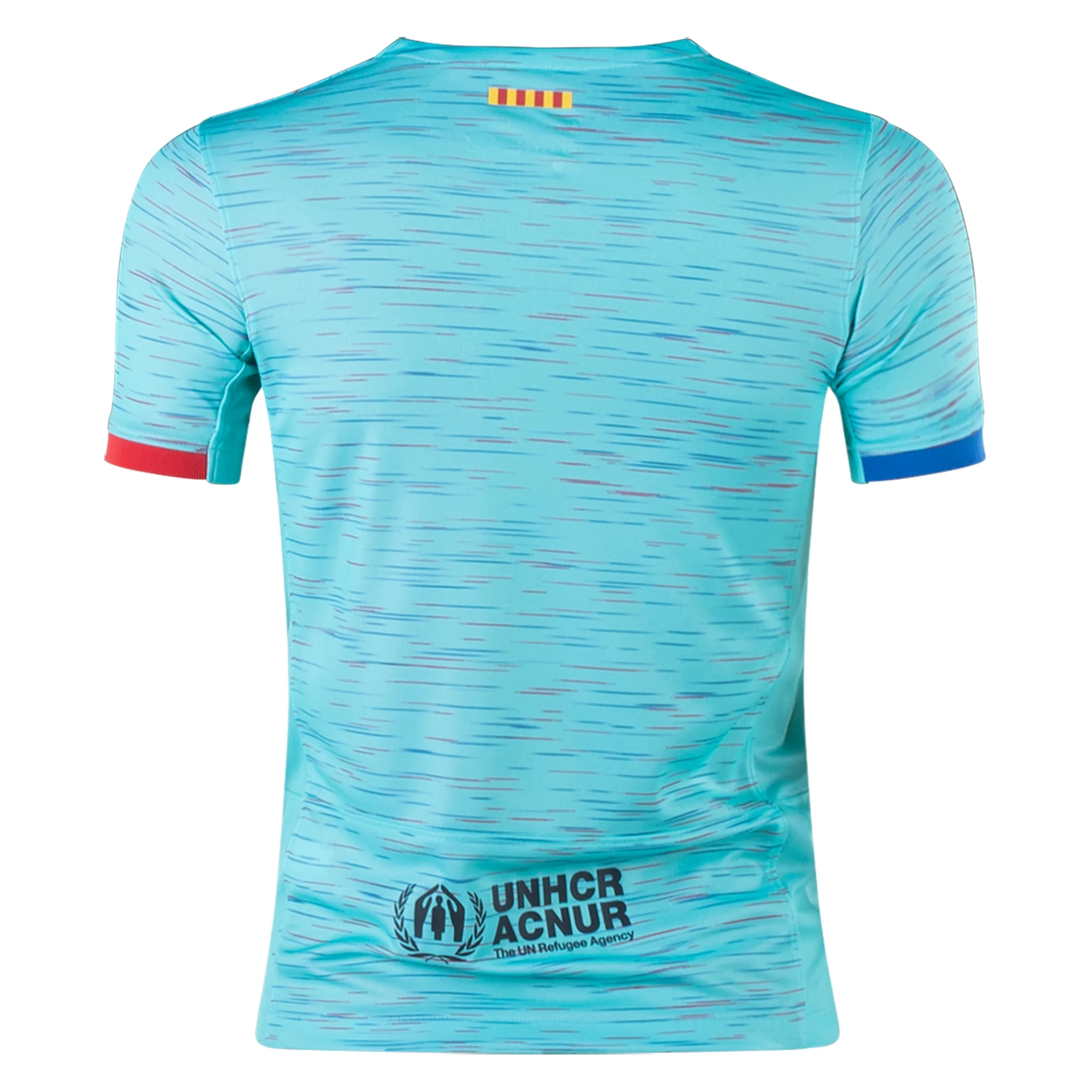 Image of Nike Youth Barcelona Third Jersey 23/24 (Light Aqua/Royal Blue)
