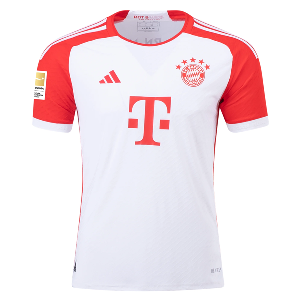 adidas Bayern München Authentic Paul Wanner Home Jersey mit Bundesliga Champions P