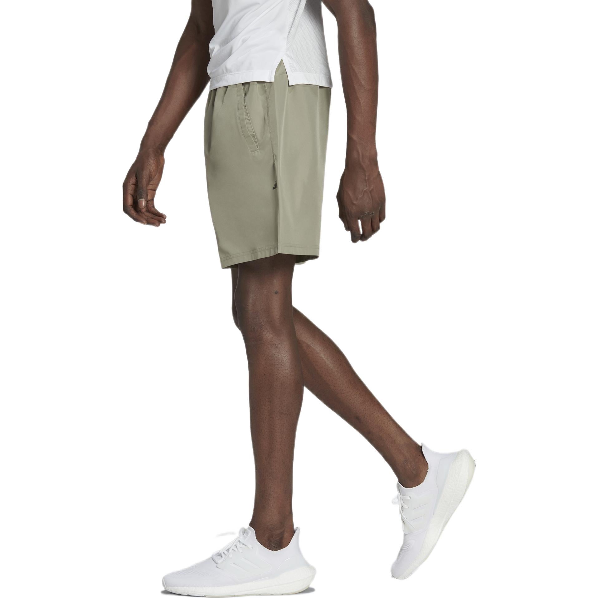 Image of Adidas Train Essentials Made To Be Remade Training Shorts 'Silver Pebble Black'