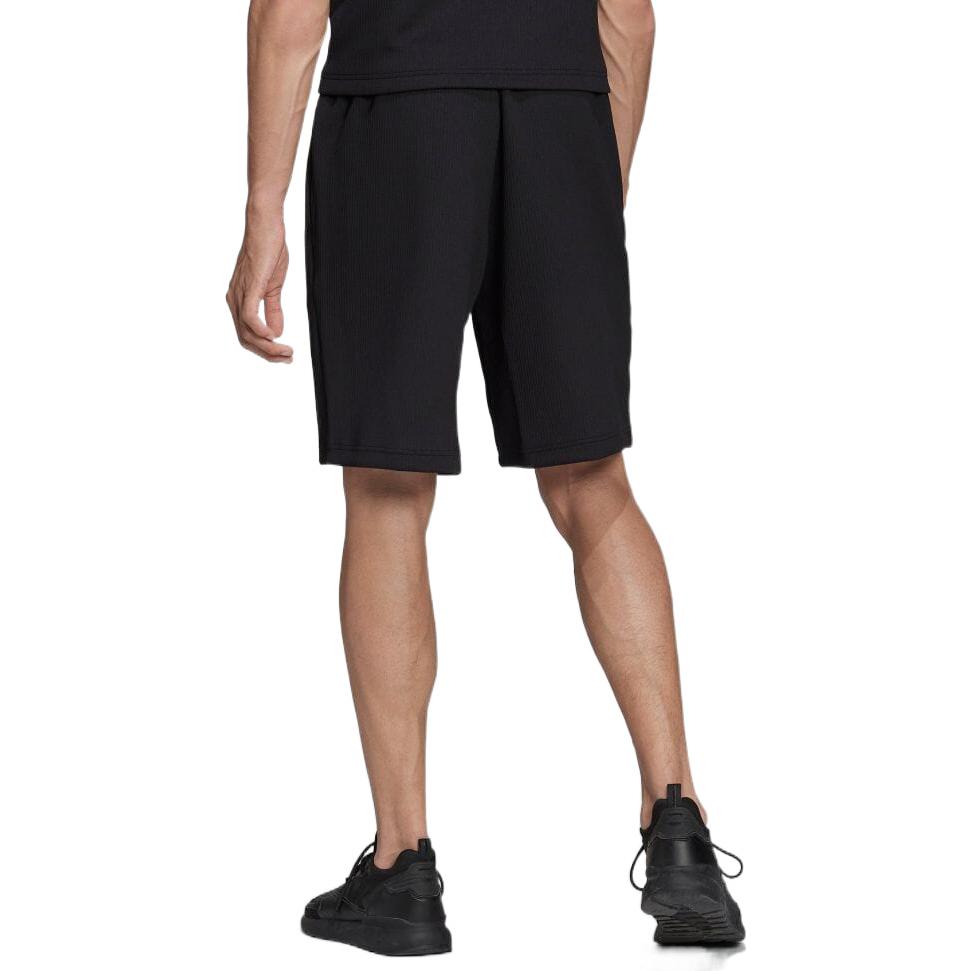 Image of Men's adidas Solid Color Straight Shorts Black HC4616