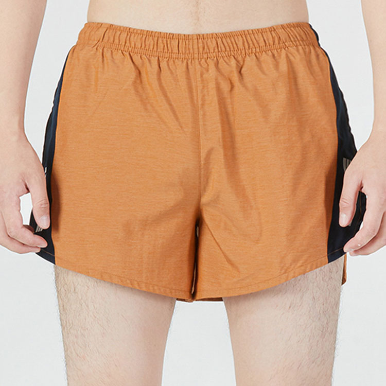 Image of Men's Nike Logo Alphabet Printing Elastic Waistband Straight Shorts Yellow DM480