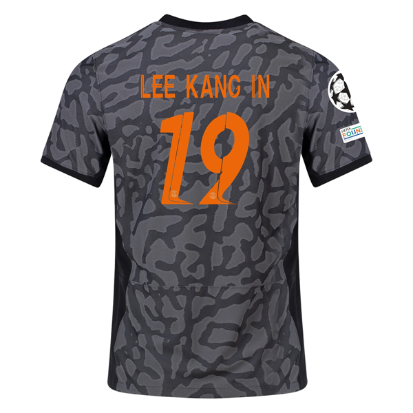 Image of Nike Paris Saint-Germain Authentic Lee Kang In Match Third Jersey w/ Champions L