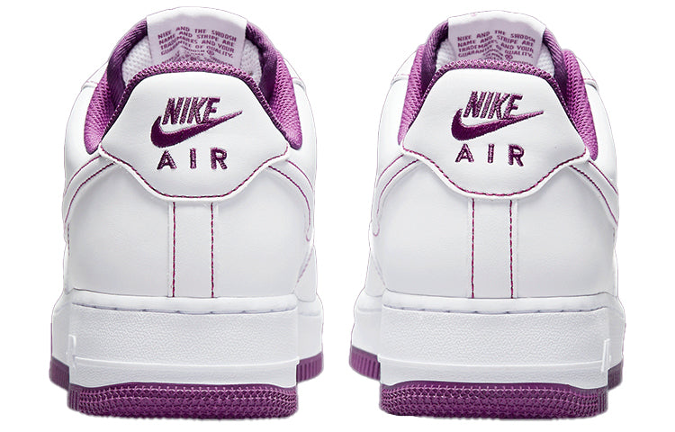 Image of Nike Air Force 1 '07 'Contrast Stitch - White Viotech' CV1724-105