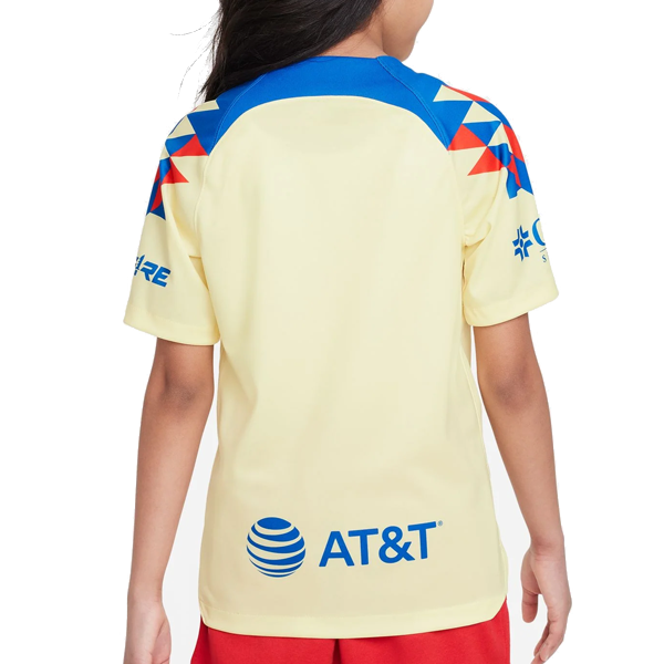 Image of Nike Club America Heimtrikot 23/24 für Jugendliche (Lemon Chiffon/Blue Jay)