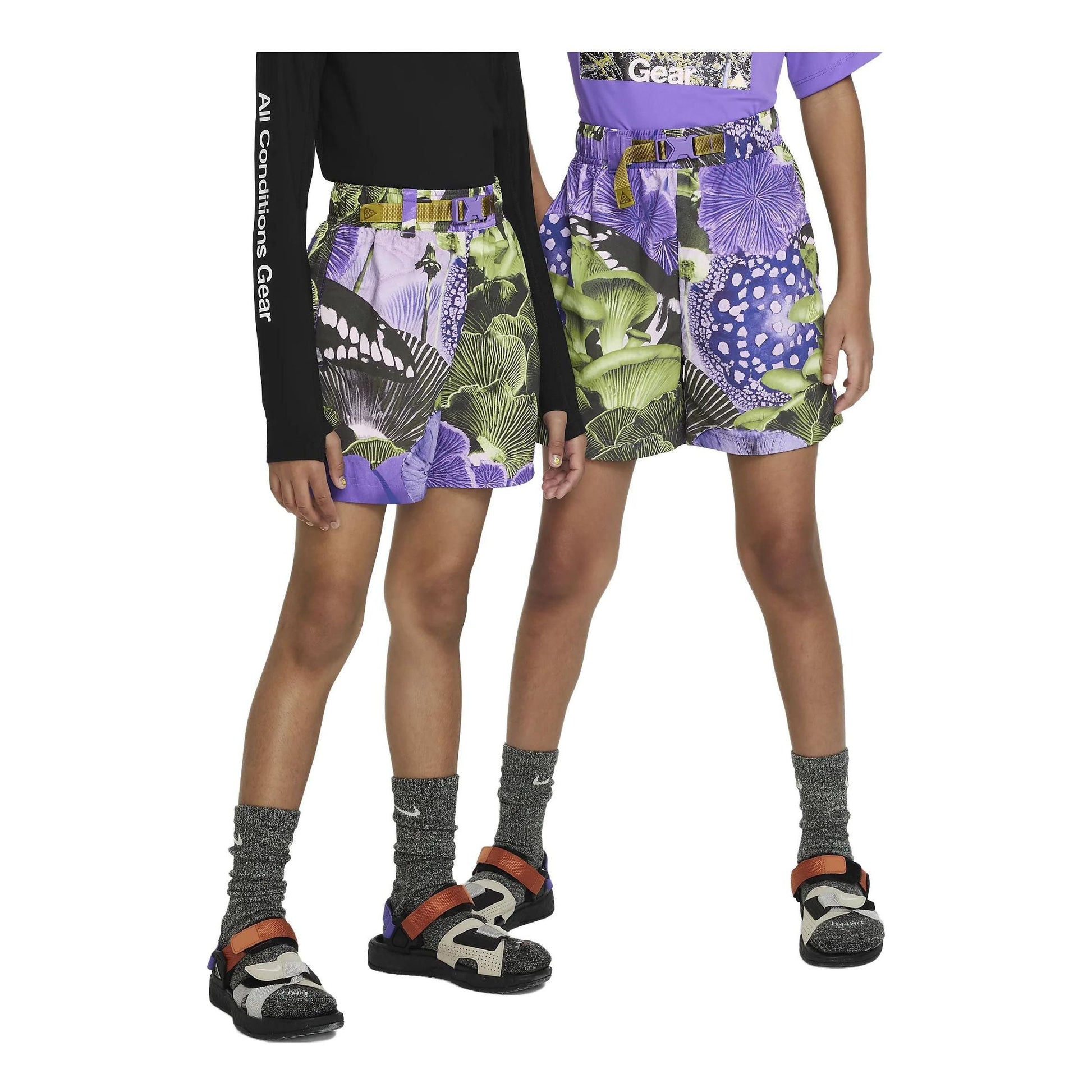 (PS) Nike ACG Older Printed Shorts 'Action Grape Light Lemon Twist' FB1955-542