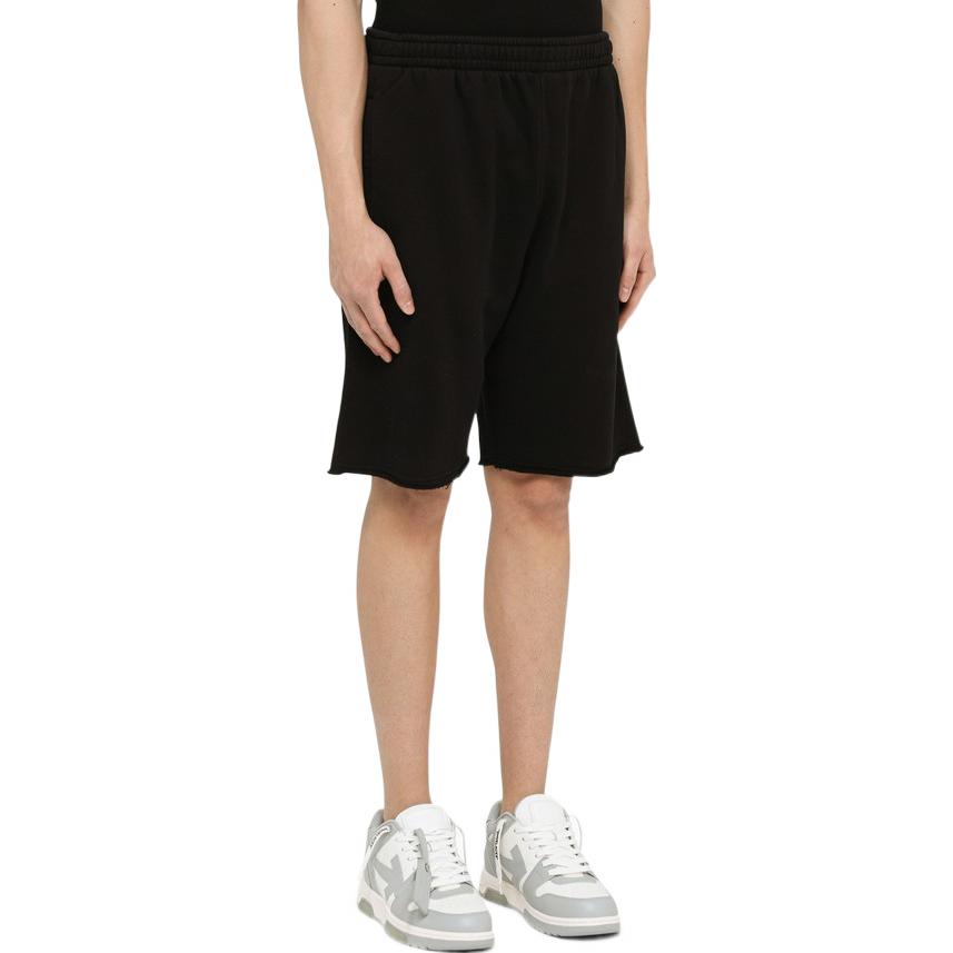 Men's OFF-WHITE SS22 Solid Color Shorts Version Black OMCI012C99FLE001DIAGPKT100