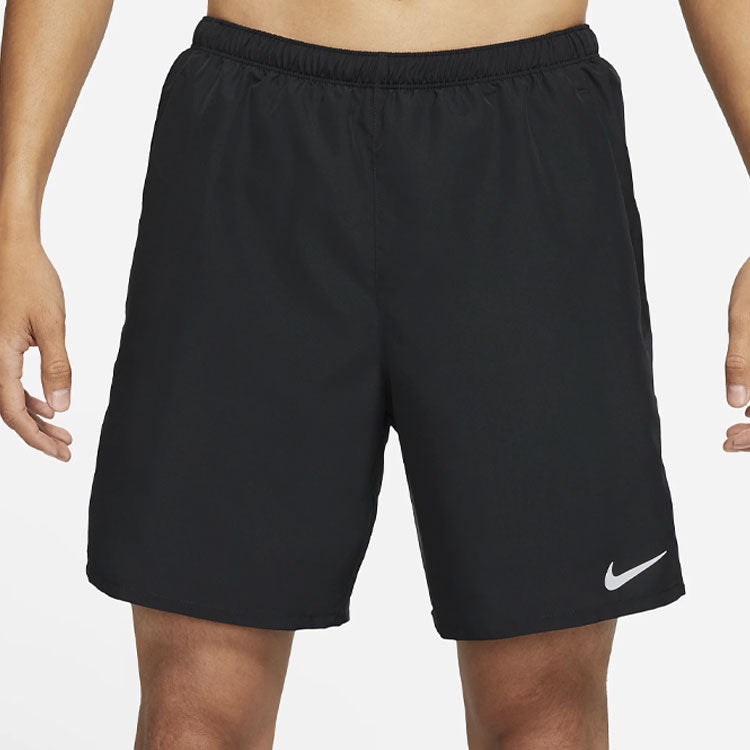 Men's Nike Solid Color Logo Casual Running Sports Black Shorts CZ9061-010
