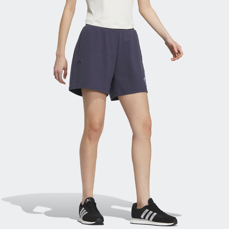 Image of (WMNS) adidas Verbiage Shorts 'Blau' IP3944