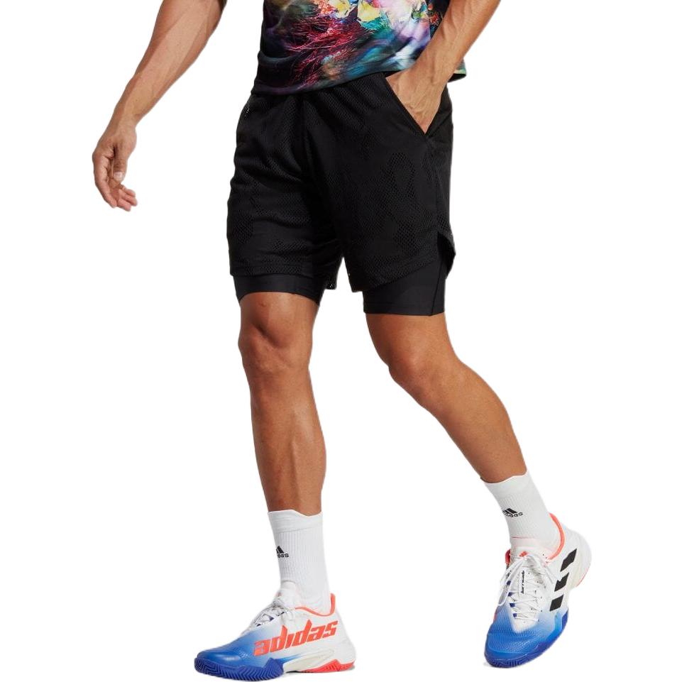 Image of adidas Melbourne Tennis Two-in-one 7-Inch Shorts HT7218