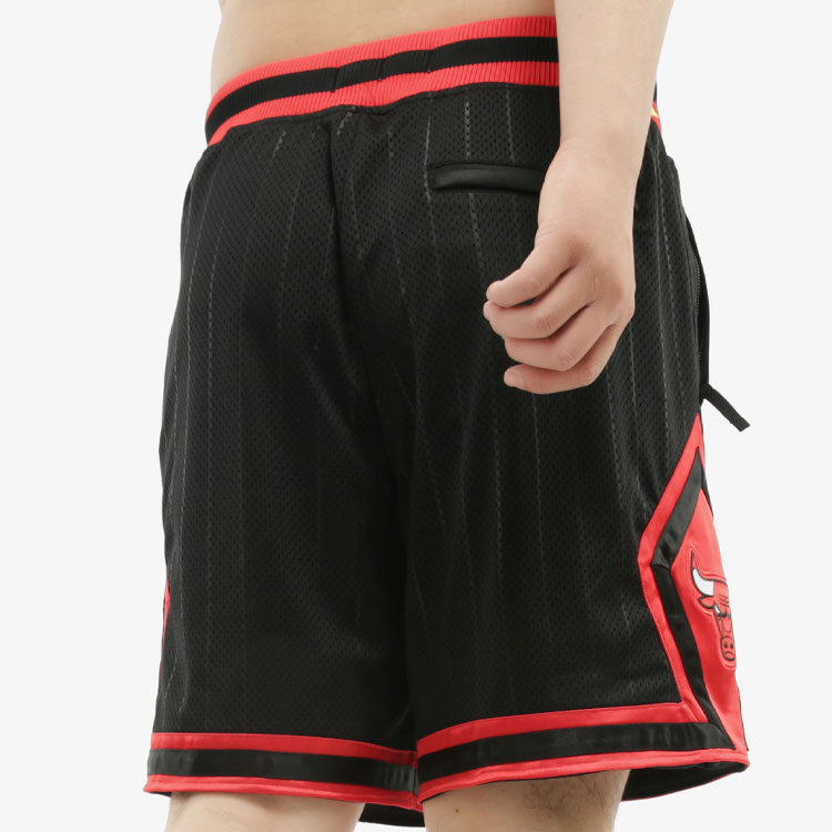 Image of Nike Bulls Courtside Statement Edition Chicago Bulls Basketball Shorts Black Red