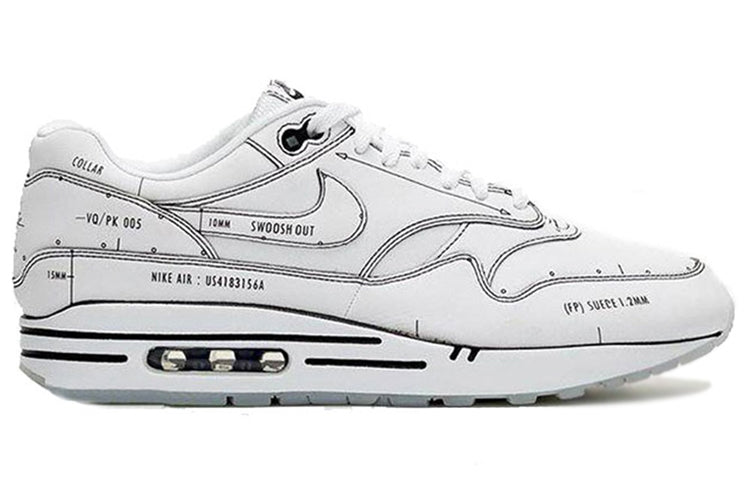 Image of Nike Air Max 1 'Sketch To Shelf - White' CJ4286-100