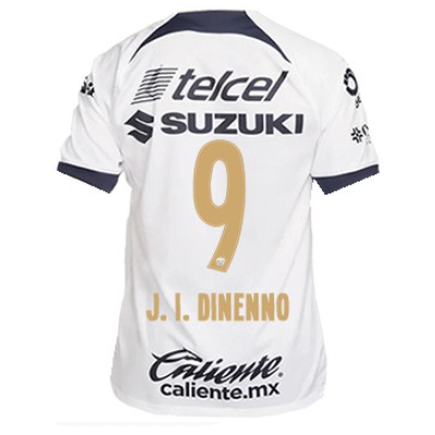 Nike Pumas UNAM Juan Dinenno Heimtrikot mit Liga MX Patch 23/24 (Weiß/Obsidian)