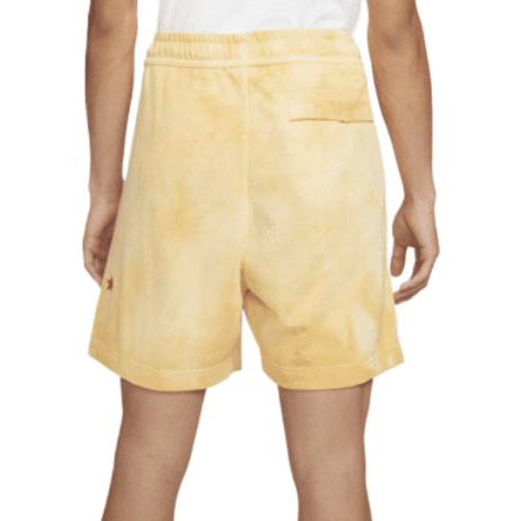 Image of Nike SportswearFrench Terry Solid Color Logo Flowers Embroidered Casual Shorts G