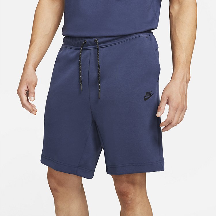Image of Nike Tech Fleece Shorts 'Midnight Navy' CU4503-410