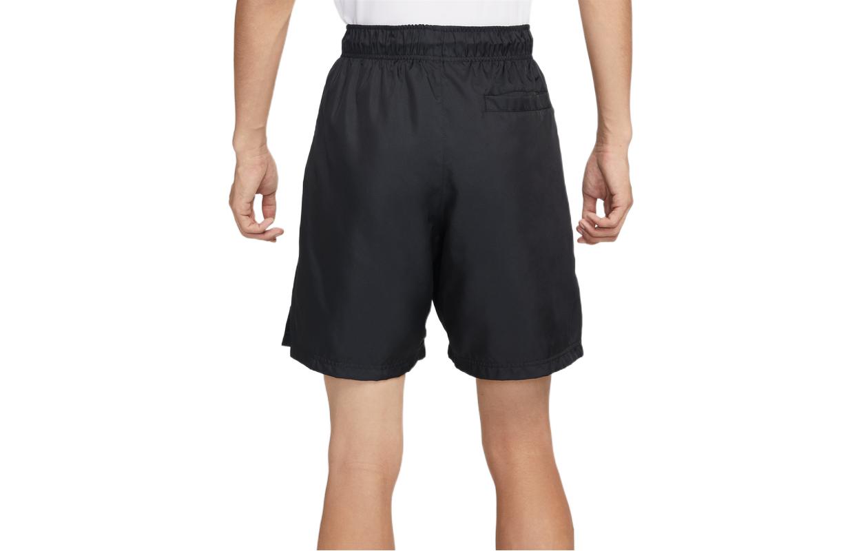 Air Jordan Solid Color Mesh Lacing Straight Shorts Men's Black DQ5687-010