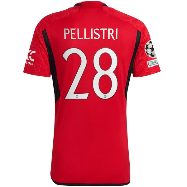 Image of adidas Manchester United Facundo Pellistri Home Jersey 23/24 w/ Champions League