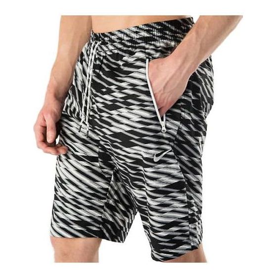 Nike CONVERSION SHORTS MIT ALLOVER-PRINT 'SCHWARZ METALLIC SILBER' 644860-010