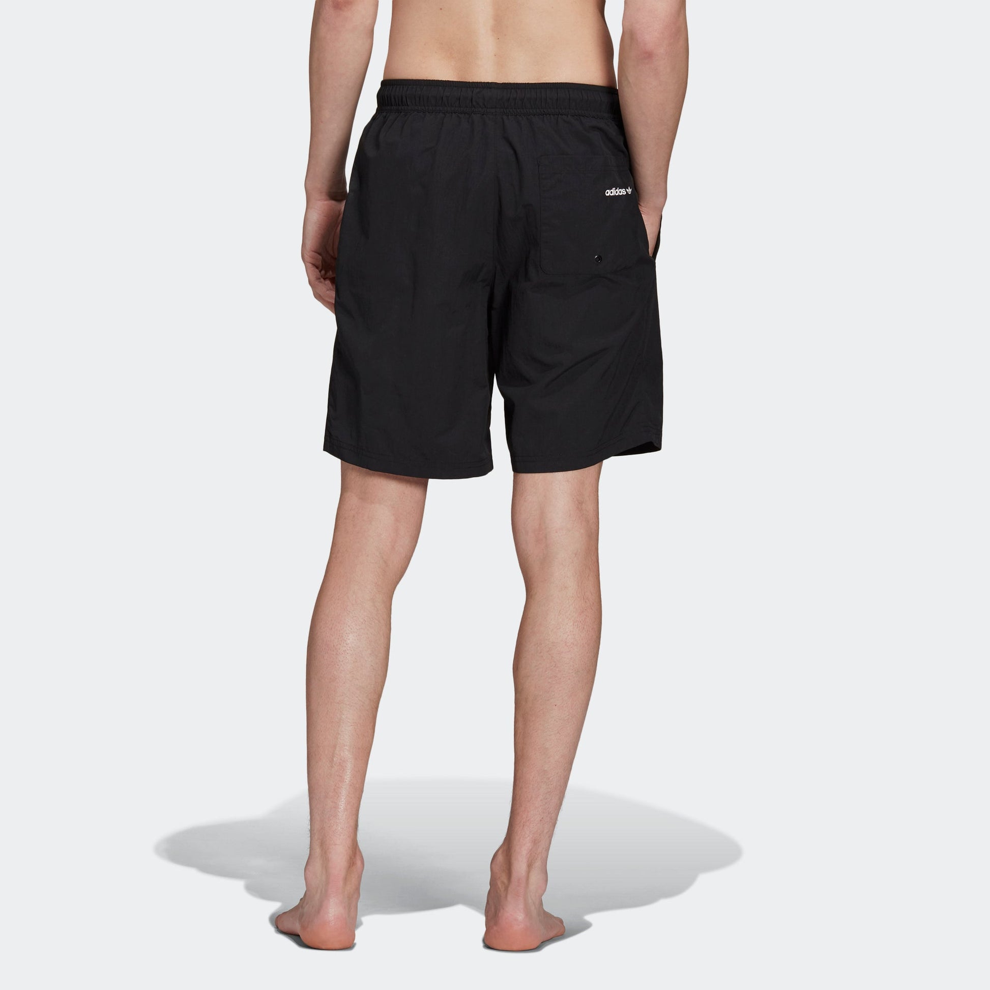 adidas originals St Swimshort Casual Sports Breathable Lacing Shorts Black H3772