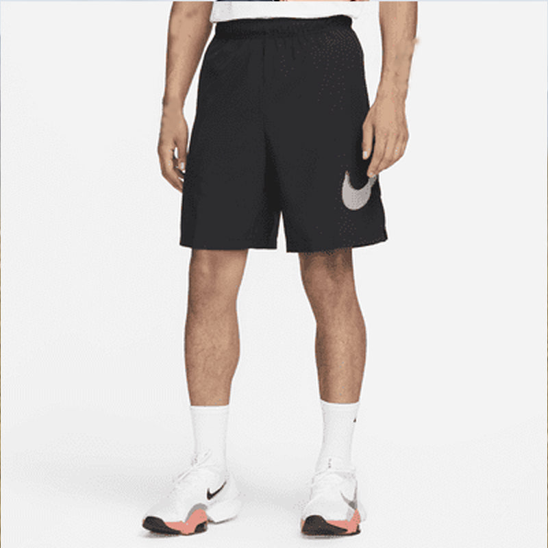Men's Nike Logo Sports Quick Dry Breathable Shorts Black DQ4800-010