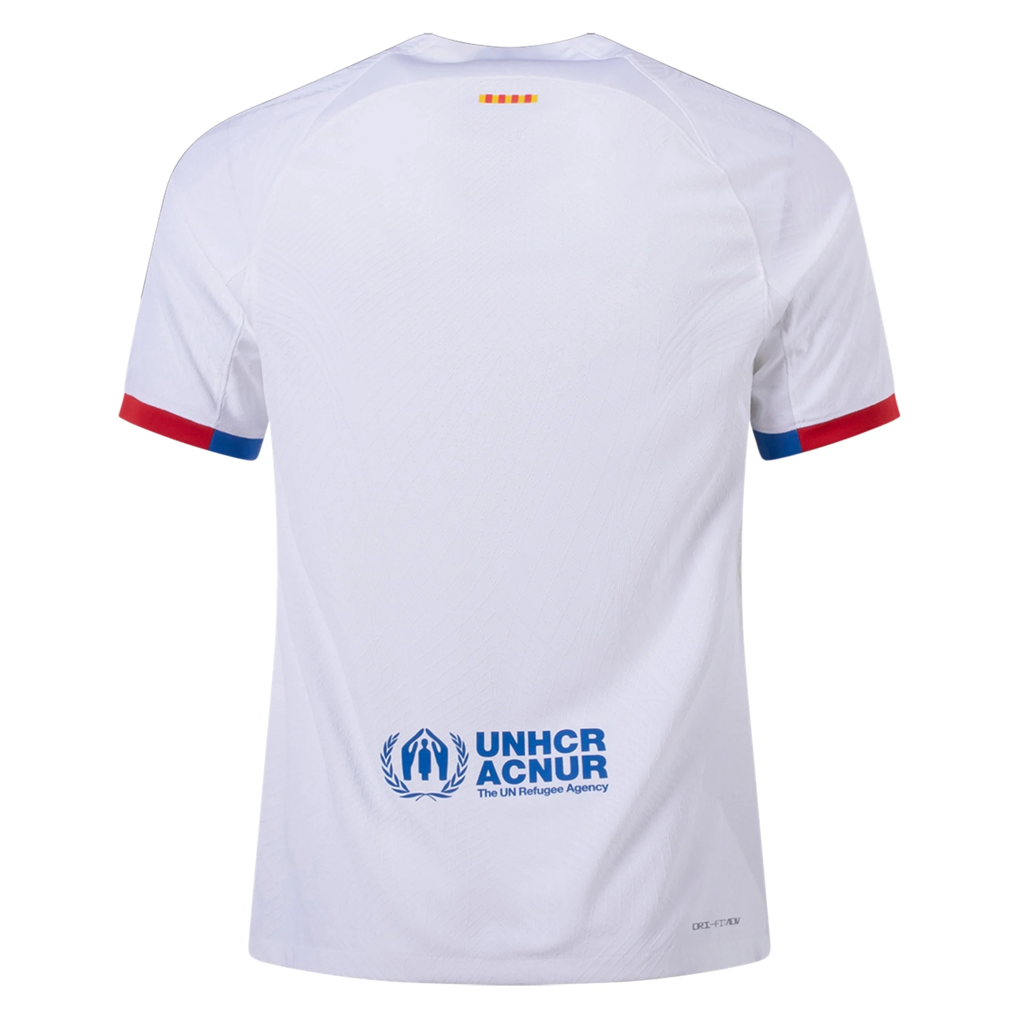 Image of Nike Barcelona Vaporknit Match Away Jersey 23/24 (White/Royal Blue)