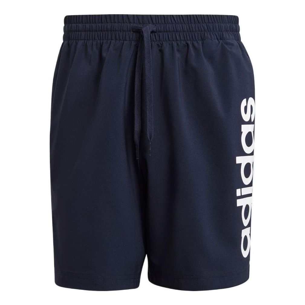 Image of Herrenshorts adidas SS22 mit einfarbigem Logo-Druck Marineblau GK9608