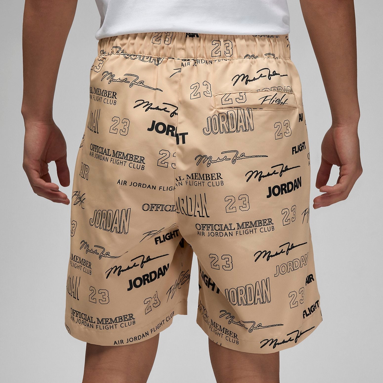 Image of Air Jordan Flight MVP Woven Shorts 'khaki' DX9727-252