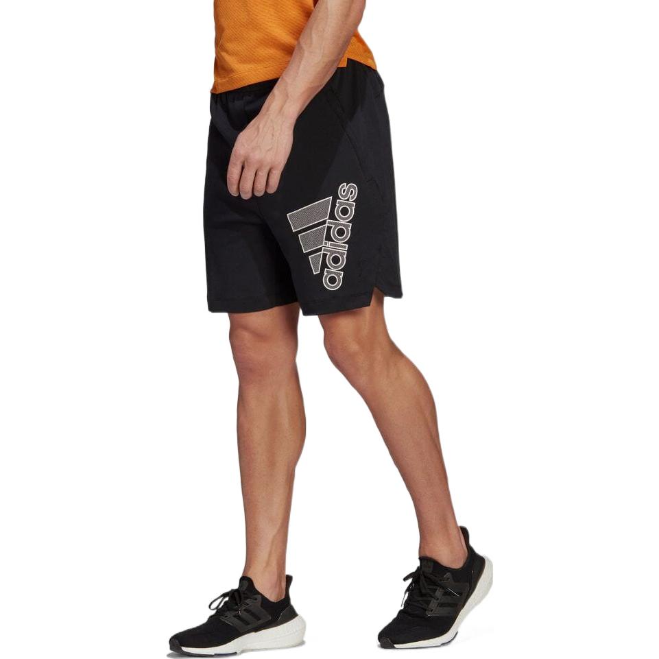 Men's adidas Alphabet Logo Printing Drawstring Lacing Straight Shorts Japanese V