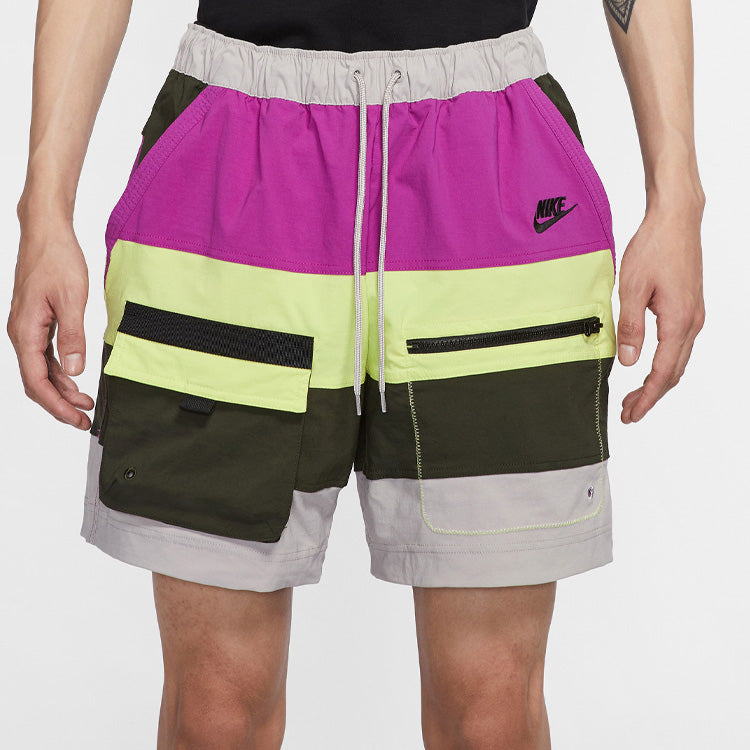 Nike Sportswear Woven Shorts Large Gray CU4225-033