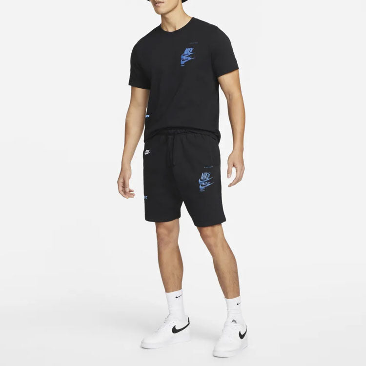 Image of Men's Nike Sportswear Sports French Terry Black Shorts DM6878-010