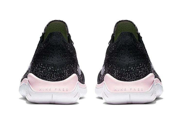 Image of (WMNS) Nike Free RN Flyknit 2018 'Black Pink Foam' 942839-007