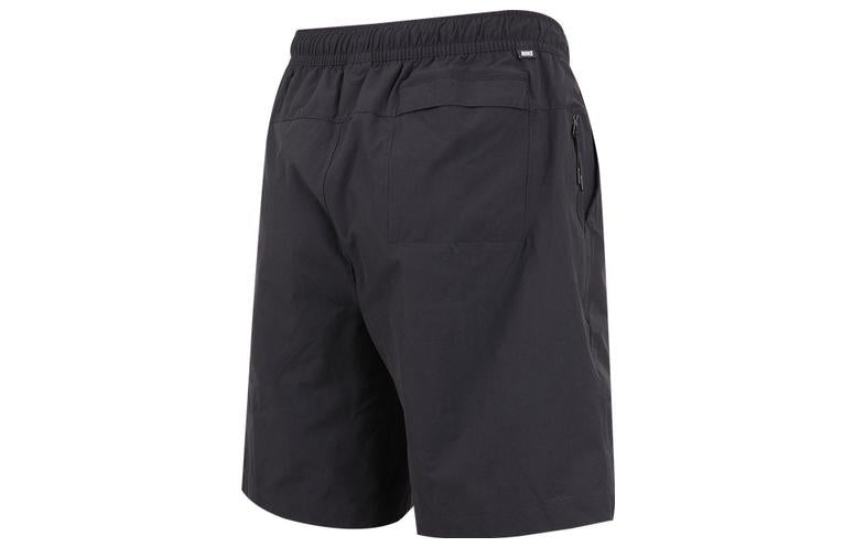 Image of Men's Nike Woven Solid Color Logo Sports Shorts Black DM6616-010